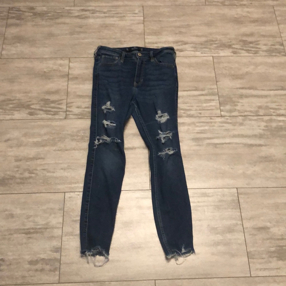 Women’s Hollister dark blue jeans